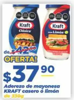 Super Gutiérrez Kraft aderezo de mayonesa casero ó limón oferta