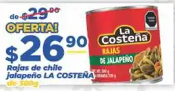 Super Gutiérrez La Costeña rajas de chile jalapeño oferta