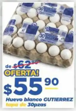 Super Gutiérrez Huevo blanco GUTIERREZ oferta