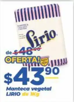 Super Gutiérrez Lirio manteca vegetal oferta