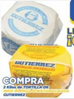 Super Gutiérrez Gutierrez tortillas amarillas oferta