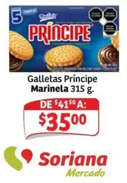 Soriana Express Príncipe Galletas Marinela oferta