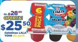 Super Gutiérrez Gelatinas LALA YOMI six pack oferta