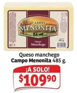 Soriana Express Campo Menonita Queso Manchego oferta