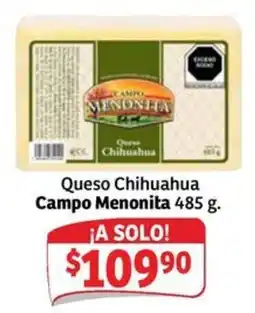 Soriana Express Campo Menonita Queso Chihuahua oferta