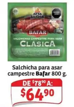 Soriana Express Bafar salchicha para asar campestre oferta