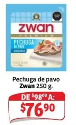 Soriana Express Zwan pechuga de pavo oferta