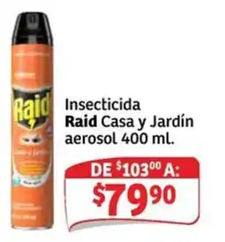 Soriana Express Raid Insecticida Casa y Jardín oferta