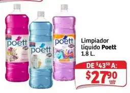 Soriana Express Limpiador líquido Poett oferta