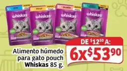 Soriana Express Whiskas Alimento húmedo para gato pouch oferta