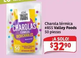 Soriana Express Valley Foods Charolas Térmicas Desechables oferta