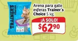 Soriana Express trainer's choice arena para gato esferas oferta