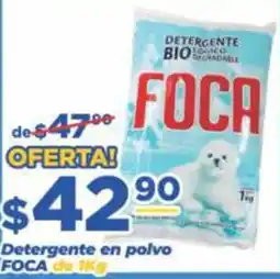 Super Gutiérrez Foca detergente en polvo oferta
