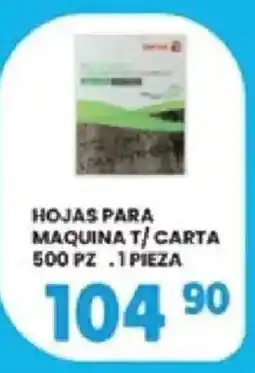 Alsuper hojas para maquina t/ carta oferta