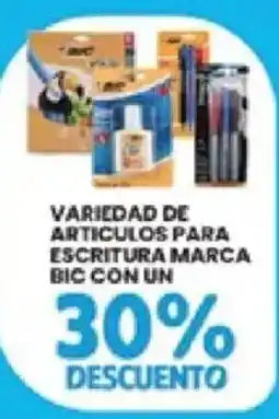 Alsuper bic variedad de articulos para escritura oferta