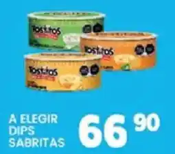 Alsuper Tostitos dips sabritas oferta