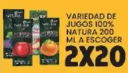 Alsuper variedad de jugos 100% natura oferta