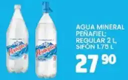 Alsuper Agua mineral Peñafiel; regular 2 l, sifón 1.75 l oferta