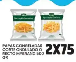 Alsuper Mybrand papas congeladas corte ondulado o recto oferta