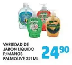 Alsuper palmolive jabon liquido p/manos oferta