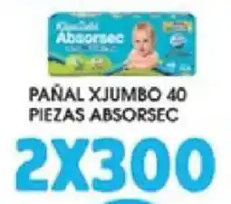 Alsuper Absorsec pañal xjumbo oferta