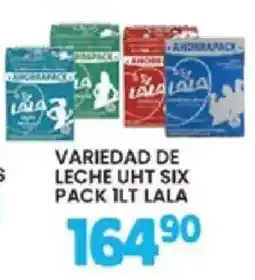 Alsuper lala variedad de leche uht six pack ilt oferta