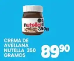 Alsuper nutella crema de avellana oferta