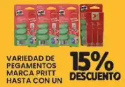Alsuper pritt variedad de pegamentos oferta