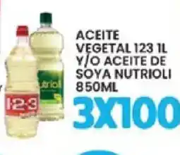 Alsuper aceite vegetal 123 il y/o aceite de soya nutrioli oferta