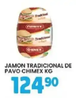 Alsuper Chimex jamon tradicional de pavo oferta