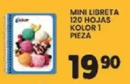 Alsuper Kolor mini libreta oferta