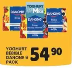 Alsuper Yoghurt bebible Danone 6 pack oferta