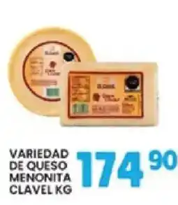 Alsuper Variedad de queso menonita clavel oferta