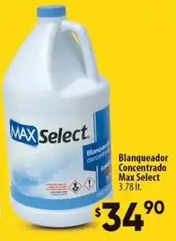 Calimax Max Select Blanqueador Concentrado Max Select oferta