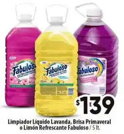 Calimax Fabuloso Limpiador Líquido Lavanda, Brisa Primaveral o Limón Refrescante oferta