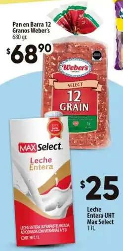 Calimax Weber's Pan en Barra 12 Granos oferta
