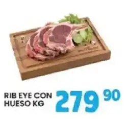 Alsuper rib eye con hueso oferta