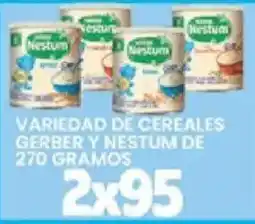 Alsuper Nestum Variedad de Cereales Gerber y Nestum oferta