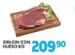 Alsuper Sirloin con hueso oferta