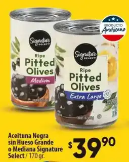 Calimax Signature Select Ripe Pitted Olives oferta