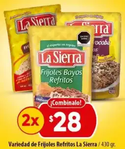 Calimax La Sierra Frijoles Bayos Refritos oferta