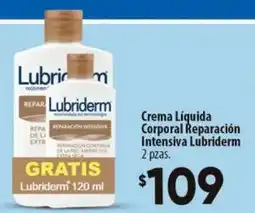 Calimax Lubriderm Crema Liquida Corporal Reparación Intensiva oferta