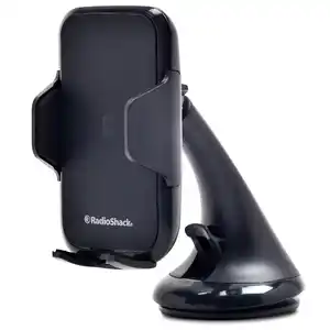 RadioShack Soporte de Ventosa con Cargador Inalámbrico Qi para Celular RadioShack RS581321 / Negro oferta