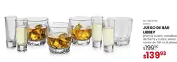 DelSol Libbey Juego de Bar oferta