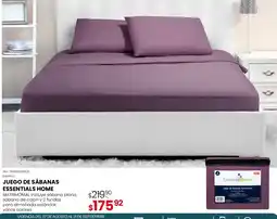 DelSol Essentials Home Juego de Sábanas Matrimonial oferta