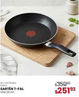 DelSol T-fal sartén vital oferta