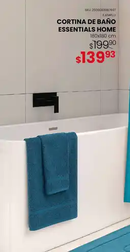 DelSol Essentials home cortina de baño oferta