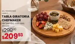 DelSol chefmaker tabla giratoria oferta