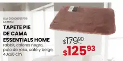 DelSol essentials home tapete pie de cama oferta