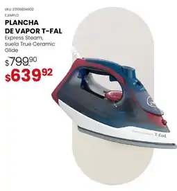 DelSol T-fal plancha de vapor express steam oferta